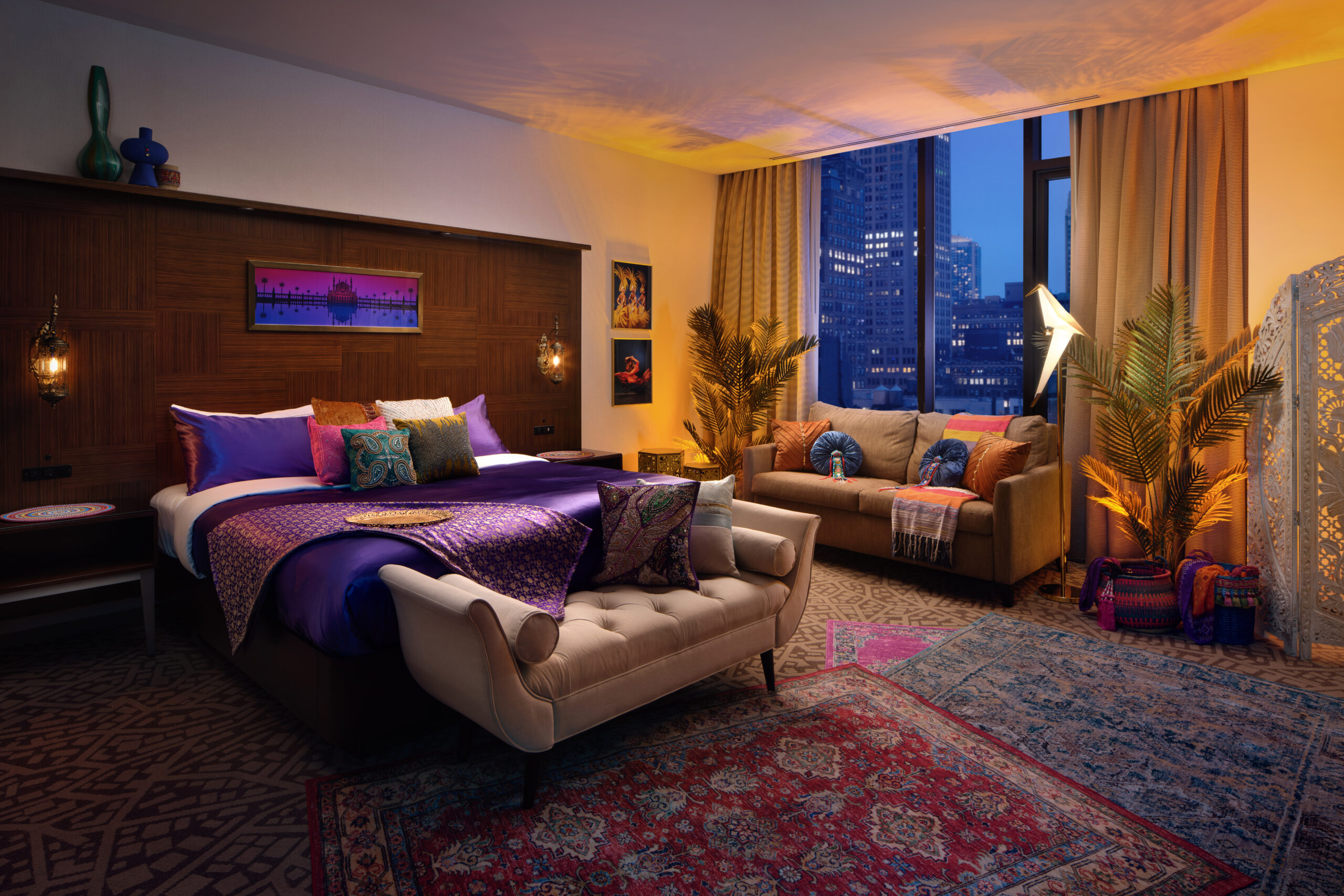 Hilton New York Times Square Unveils Aladdin Palace Suite