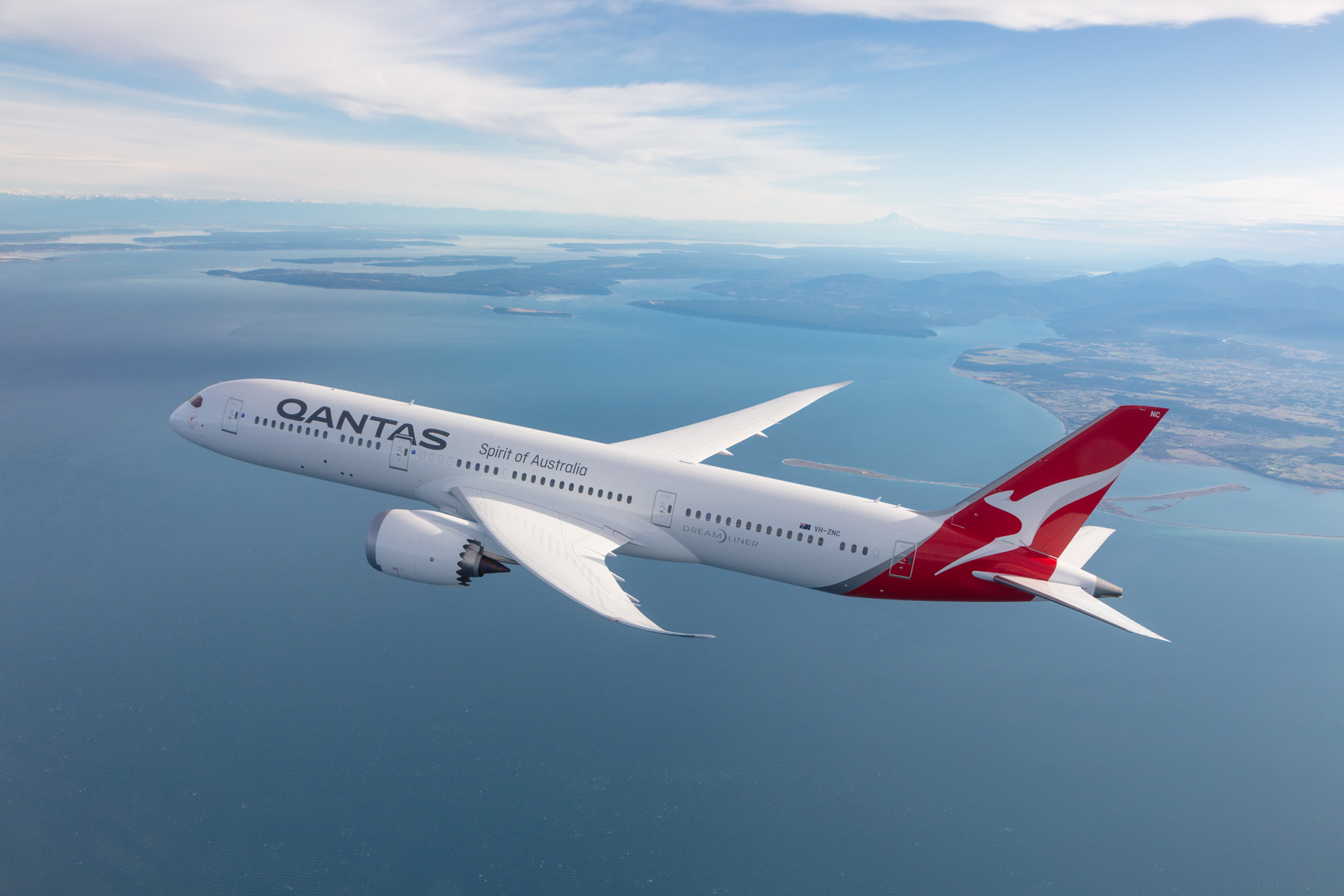 Photo of: Qantas Boeing 787 Dreamliner Rendering // Qantas