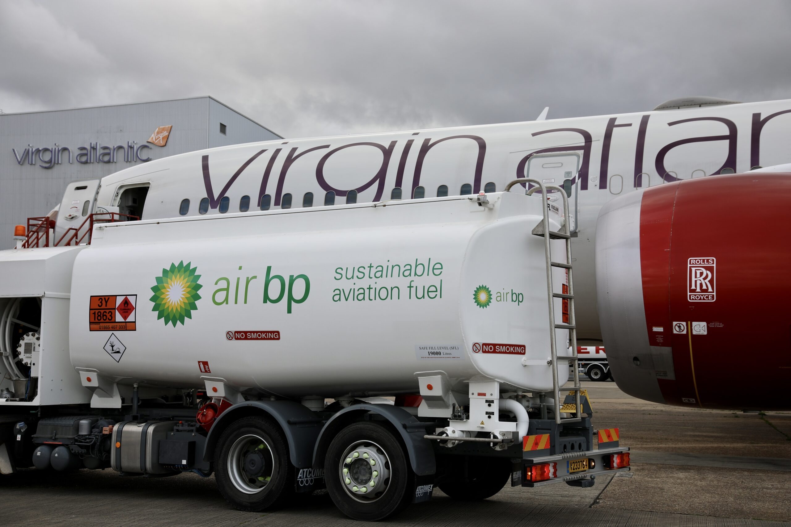 Photo of: Virgin Atlantic 100% Sustainable Aviation Fuel // Virgin Atlantic