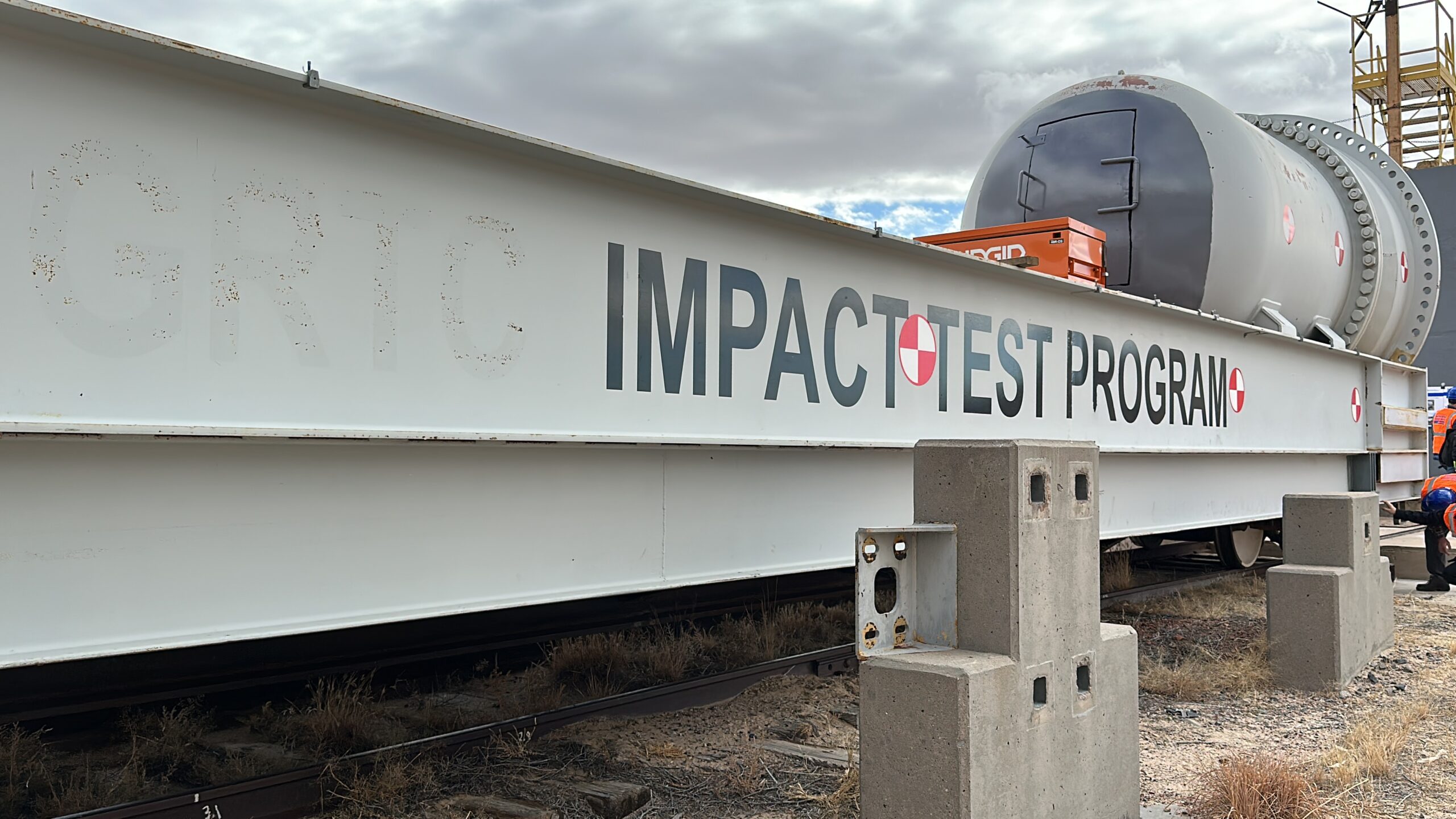 Photo of: Impact Test Train At The TTC Facility Pueblo