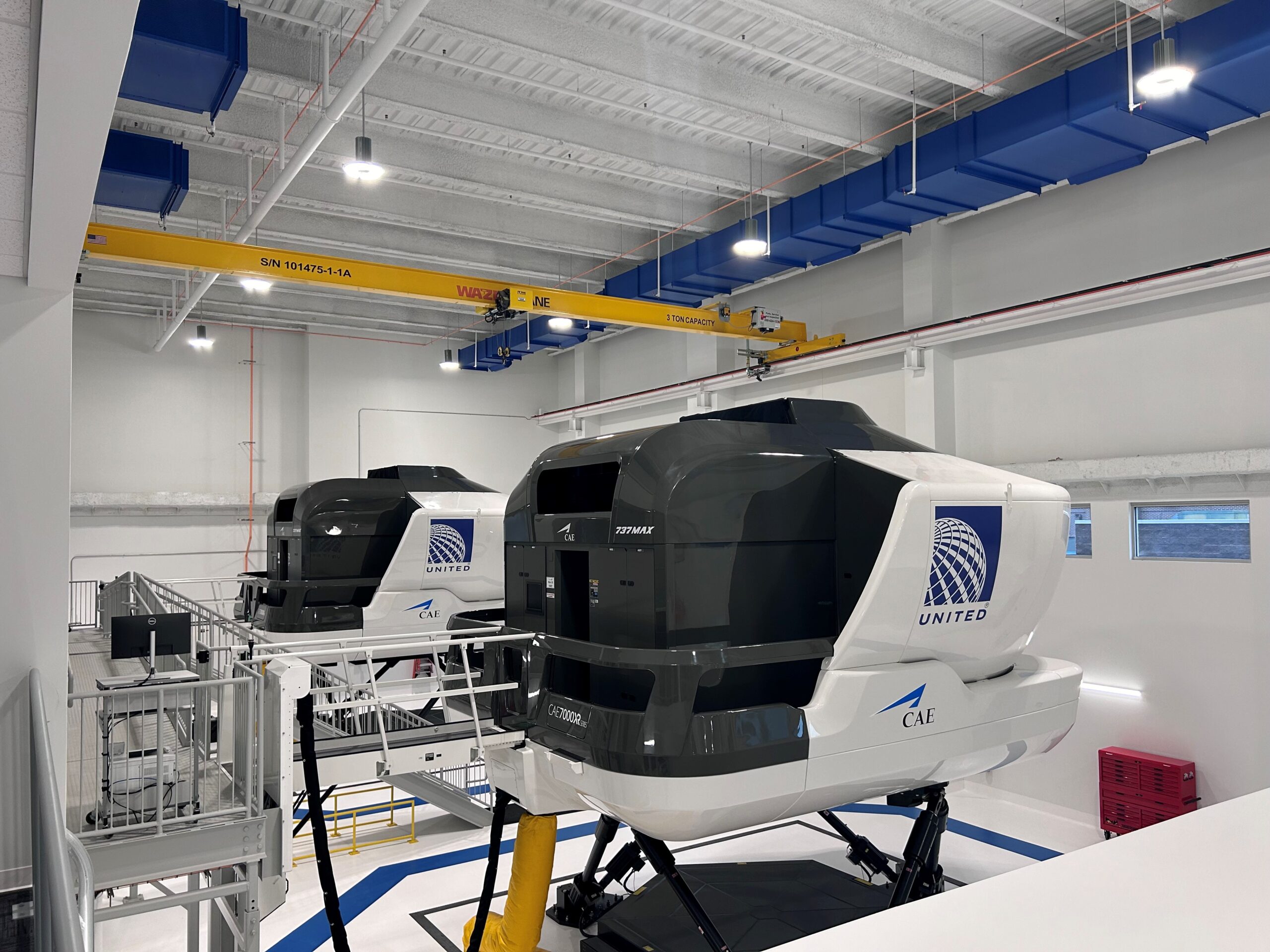 United Airlines Expands Flight Training Center