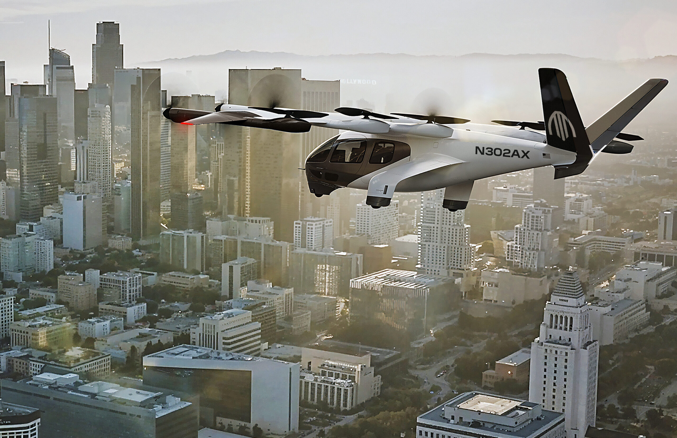 Photo of: Archer Aviation electric vertical takeoff and landing (eVTOL) aircraft // Archer Aviation