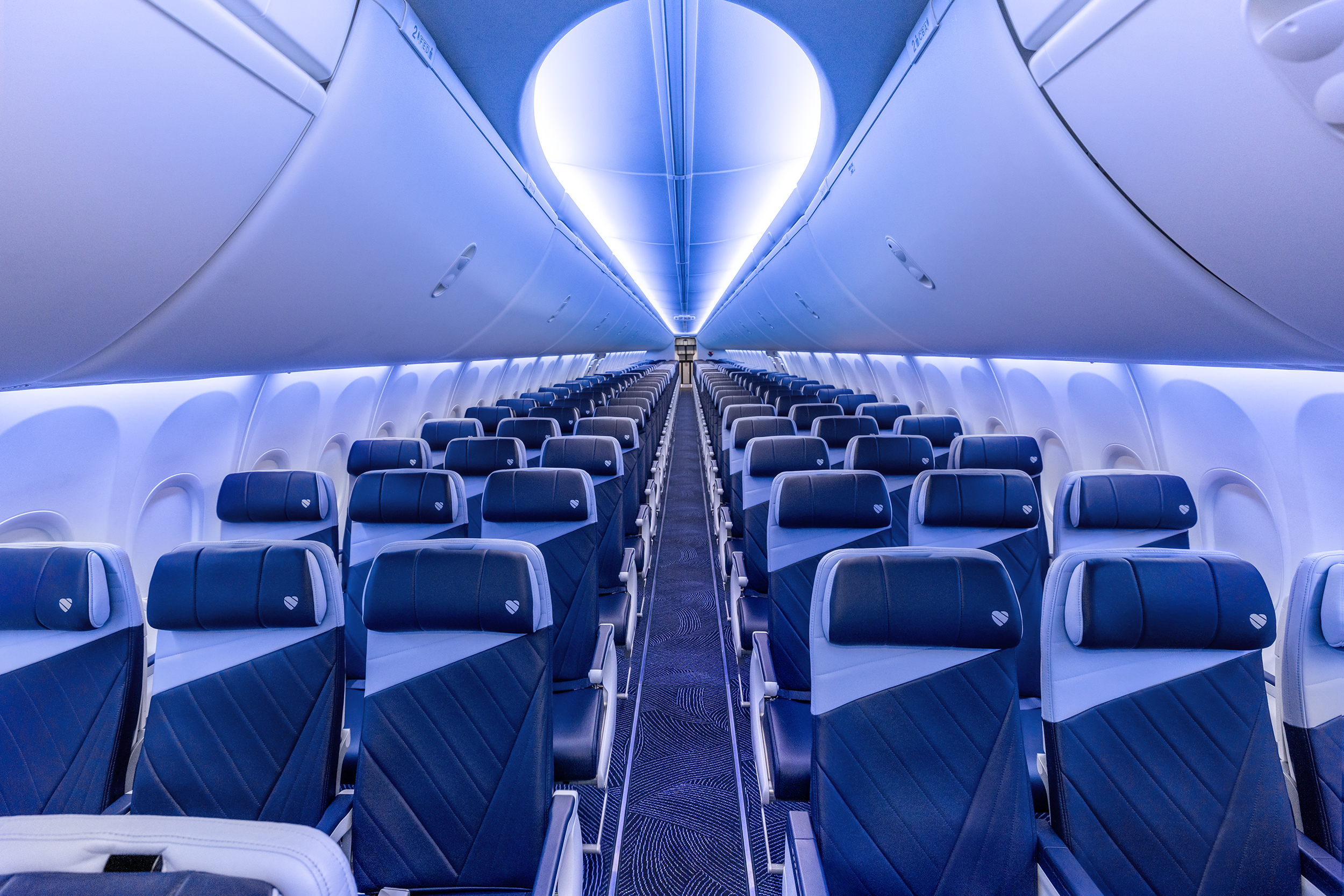 Photo of: Southwest Airlines New Cabin // Southwest Airlines